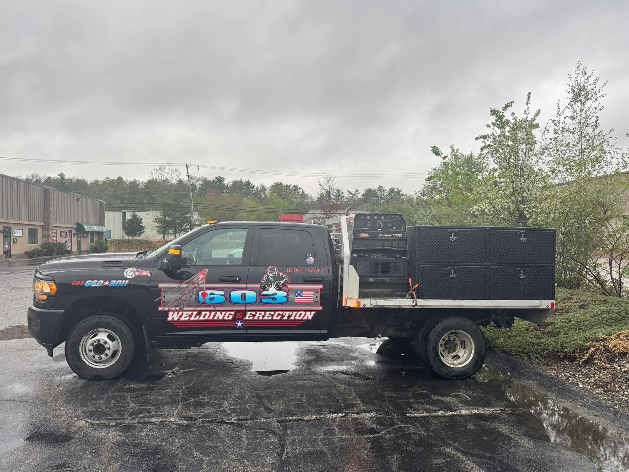 603 Welding & Erection mobile welding truck ready for a project